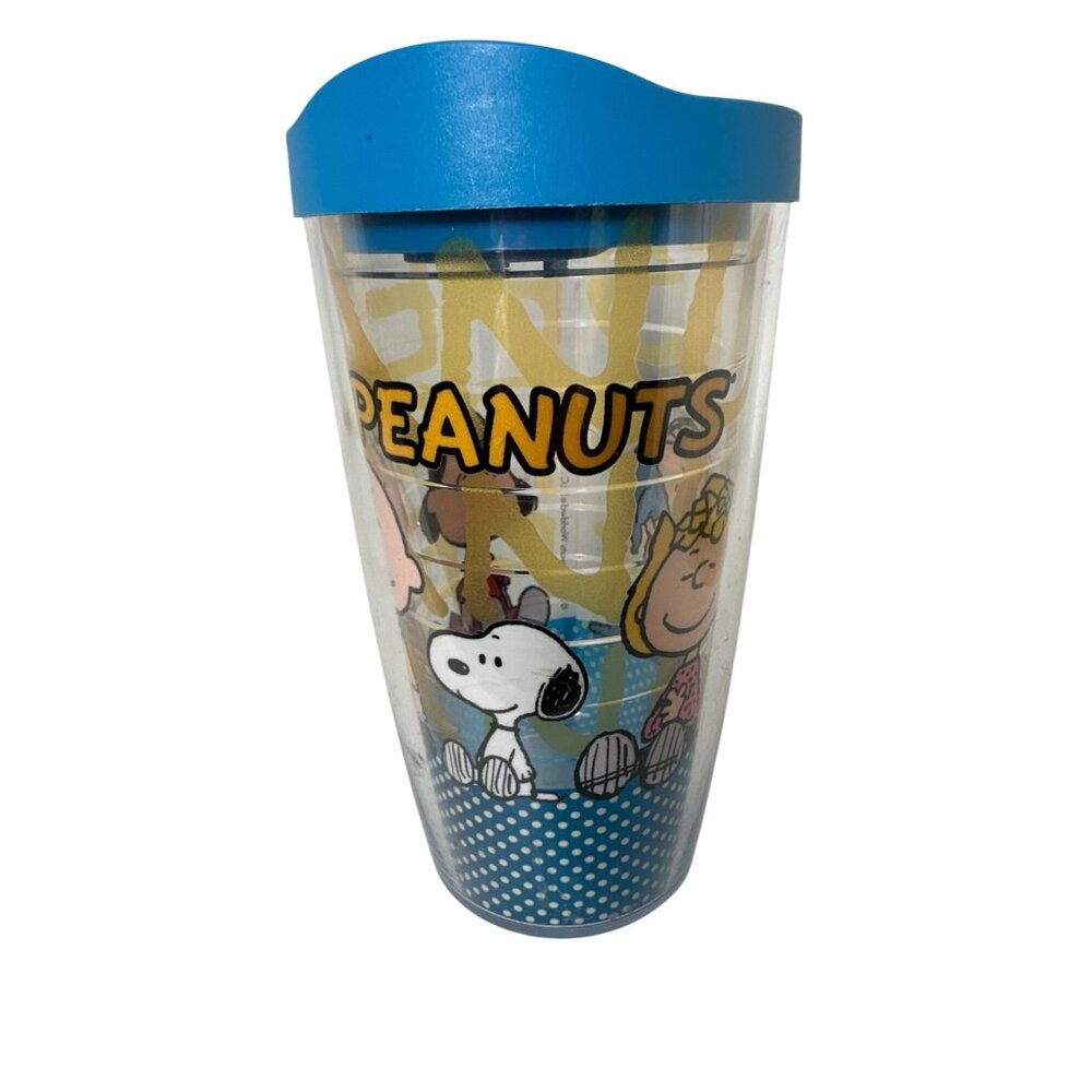Peanuts Snoopy Double-Wall Insulated tervisTumbler With Blue Lid